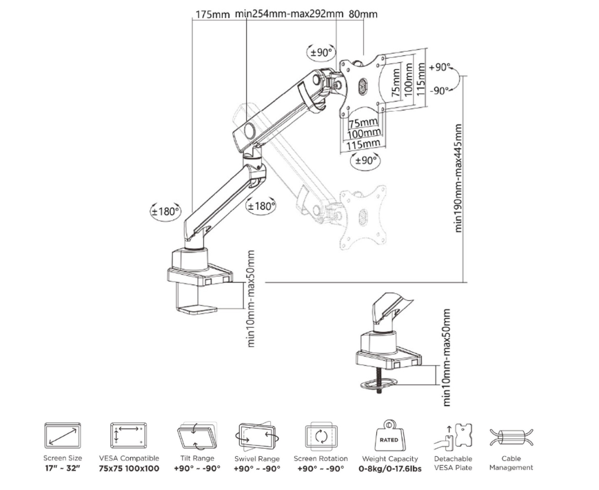 microcenter monitor mount